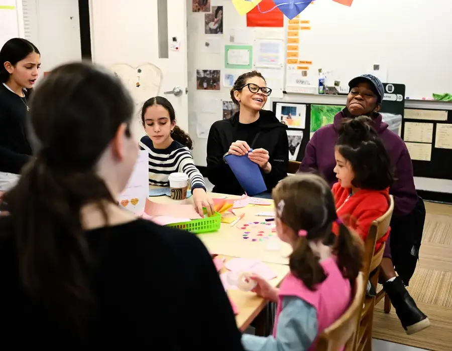 parents-and-students-doing-community-work